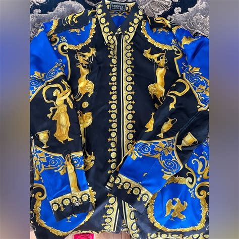 versace silk shirt 2pac|Versace silk shirts for cheap.